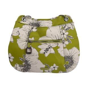 Tyler Rodan Shoulder Bag Satchel Floral Green White Hot Pink
